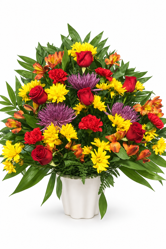 Grand Opening Flower Basket